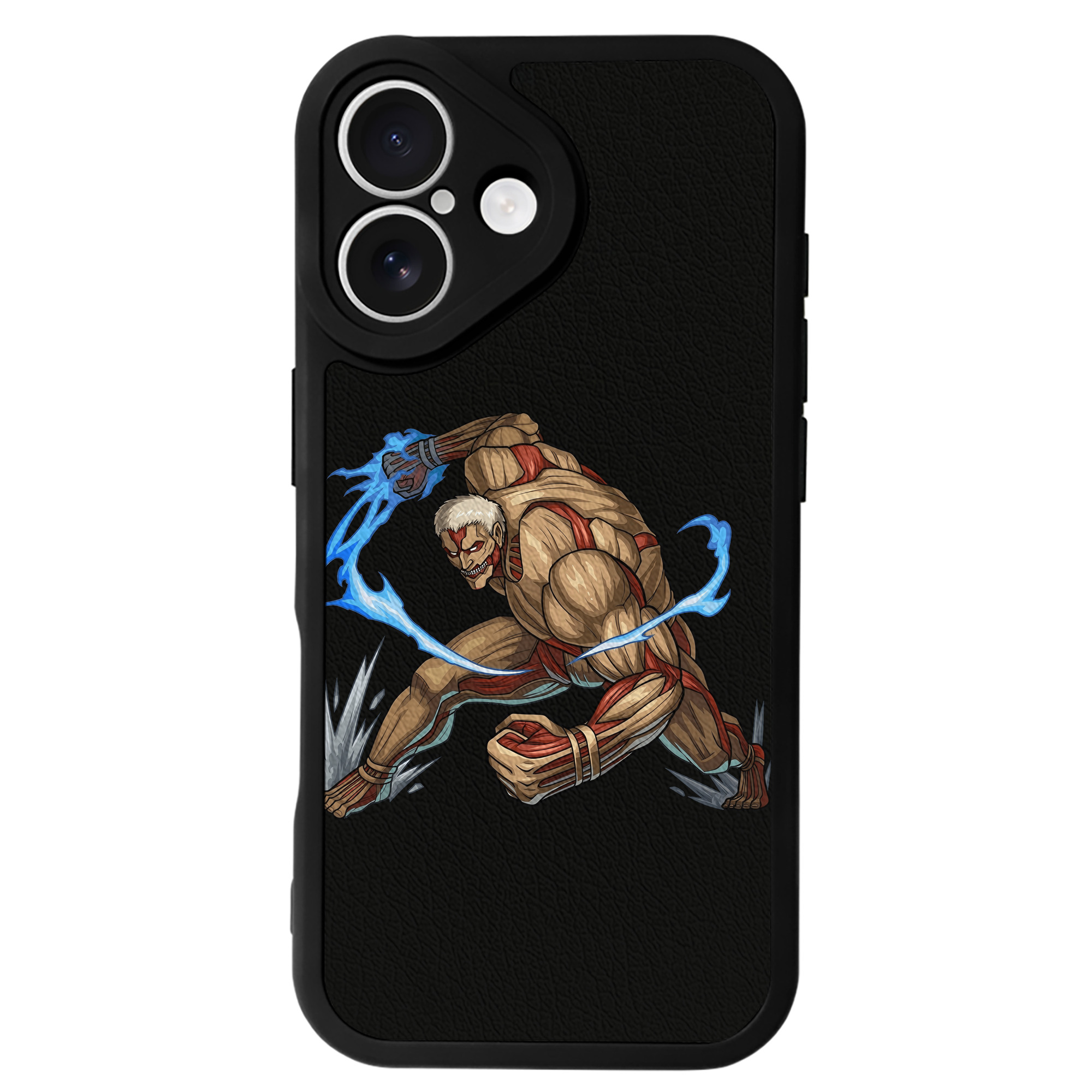 （画像用） 進撃の巨人 Attack on Titan 【iPhone 16シリーズ対応】シリコンスマホケース（レザー調） 材質：シリコン